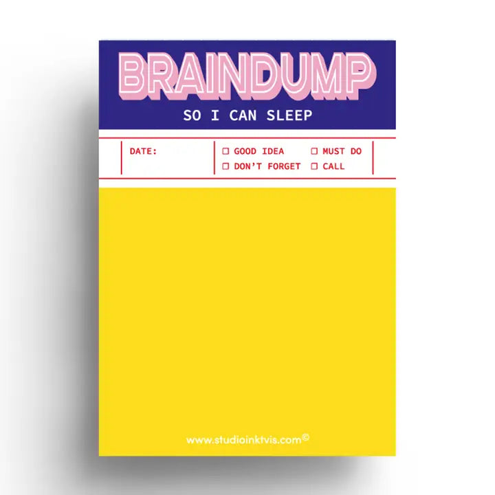 Brain dump to do list notepad-Little Fish Co.