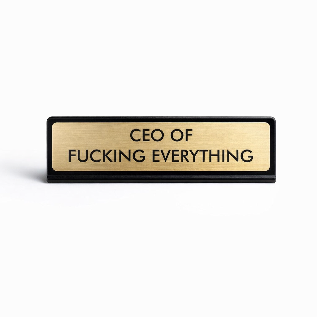CEO Desk sign