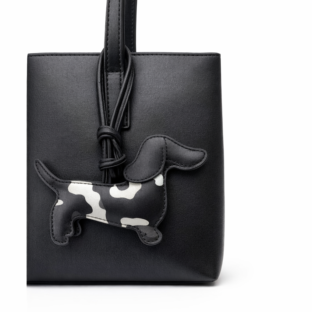 Patch dog Bag Charms - colours assorted