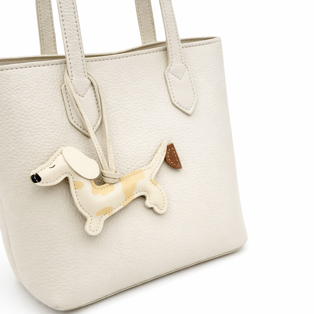 Patch dog Bag Charms - colours assorted