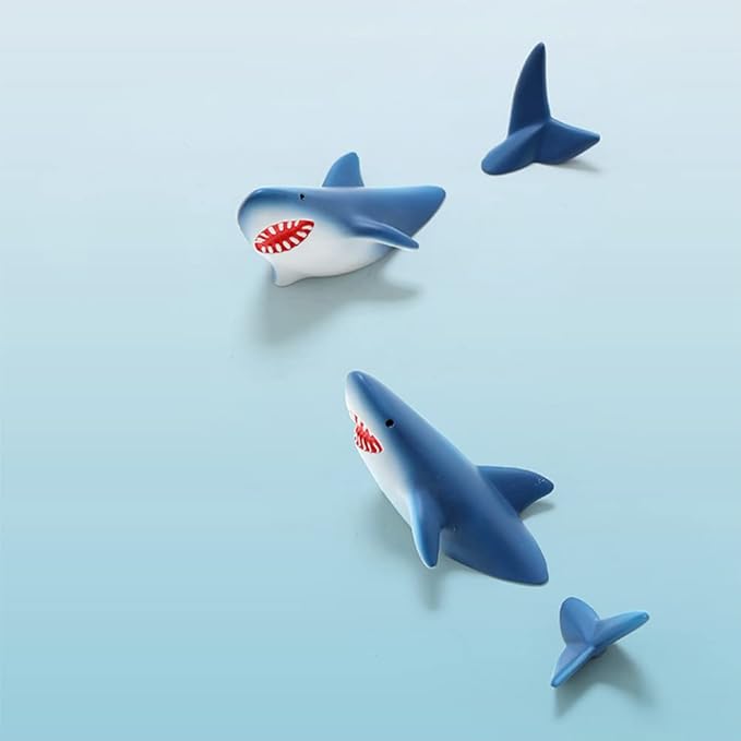 2 Piece Shark fridge magnet