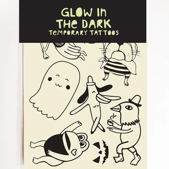 Frog Ghost | Glow in the Dark Temporary Tattoos-Little Fish Co.