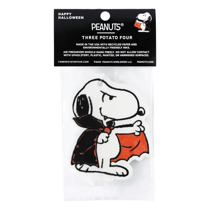 3P4 X Peanuts® - Snoopy Dracula Air Freshener-Little Fish Co.