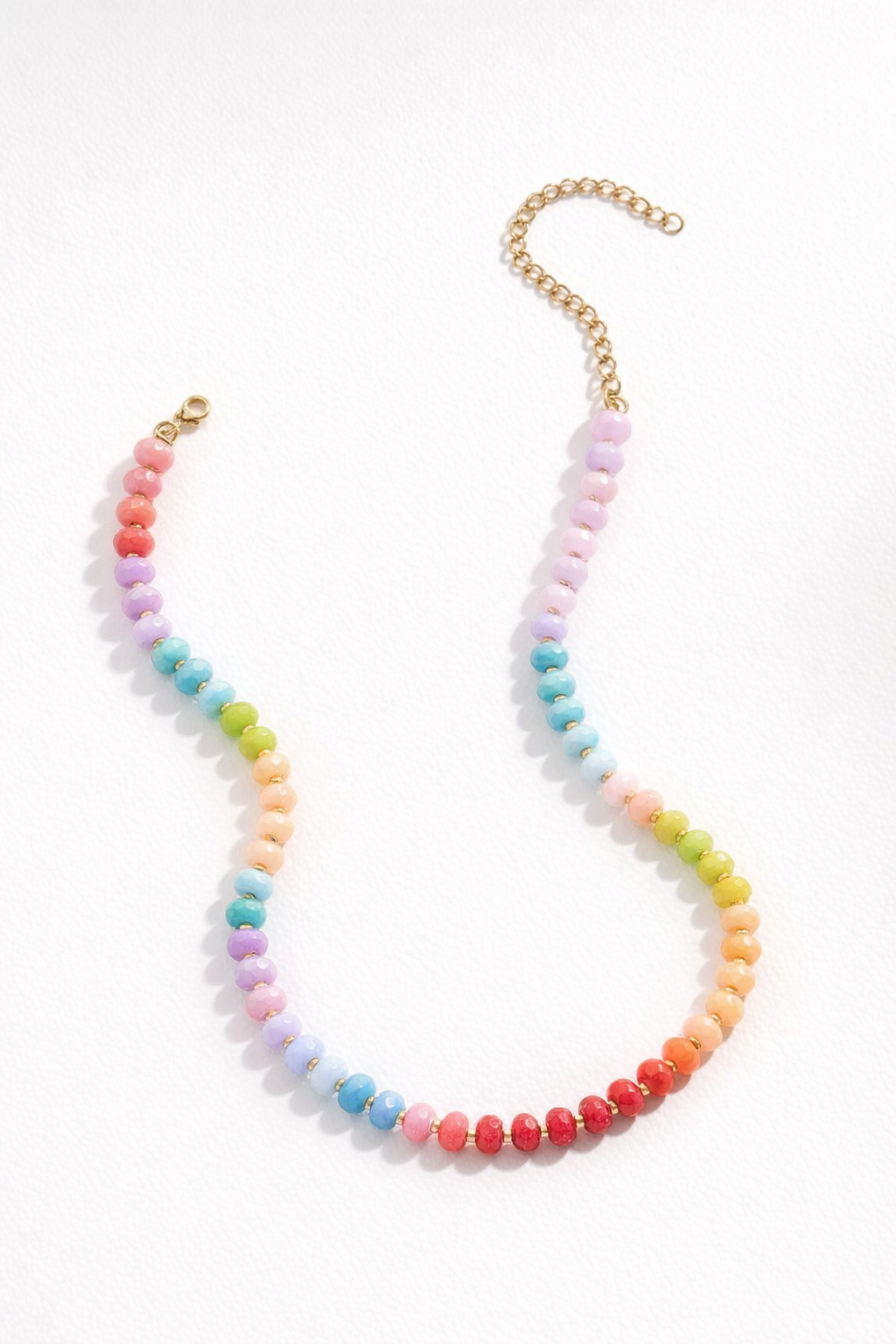 Coloured stone necklace Summer