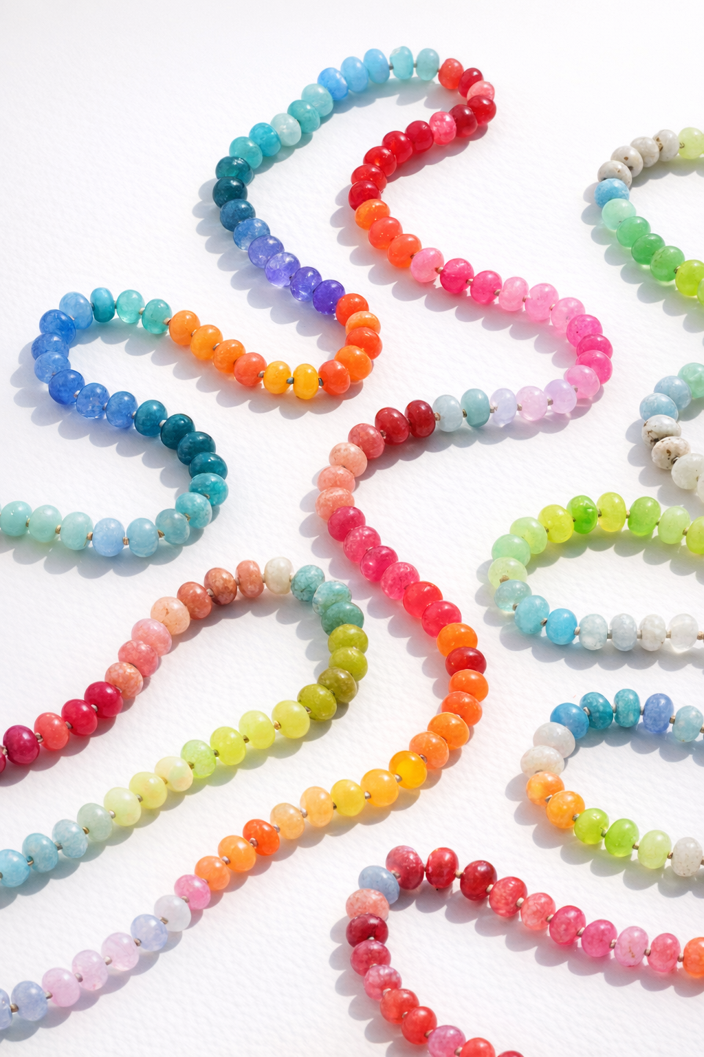 Coloured stone necklace Summer