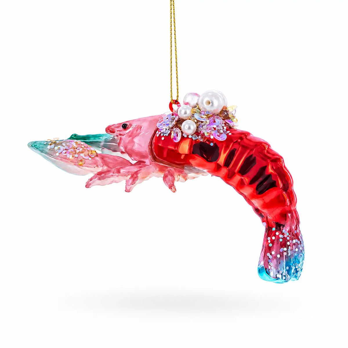 Glam Lobster ornament handcrafted