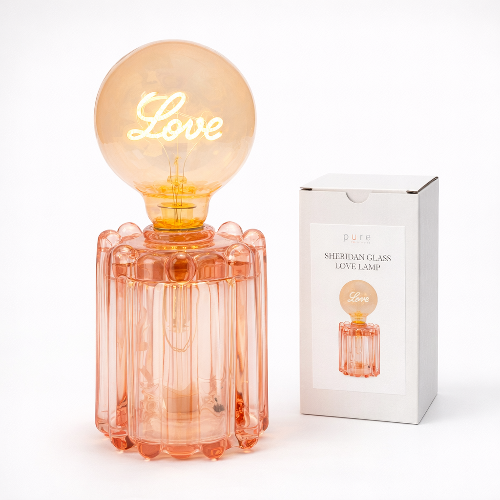 Pink LED Love lamp