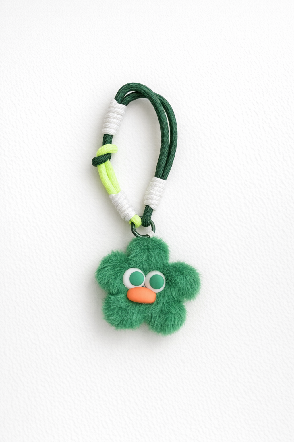 Plush face keycharm