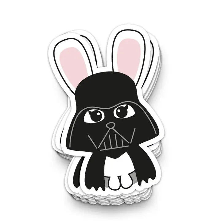 Star wars Darth Bunny sticker-New Arrivals 2025-Little Fish Co.