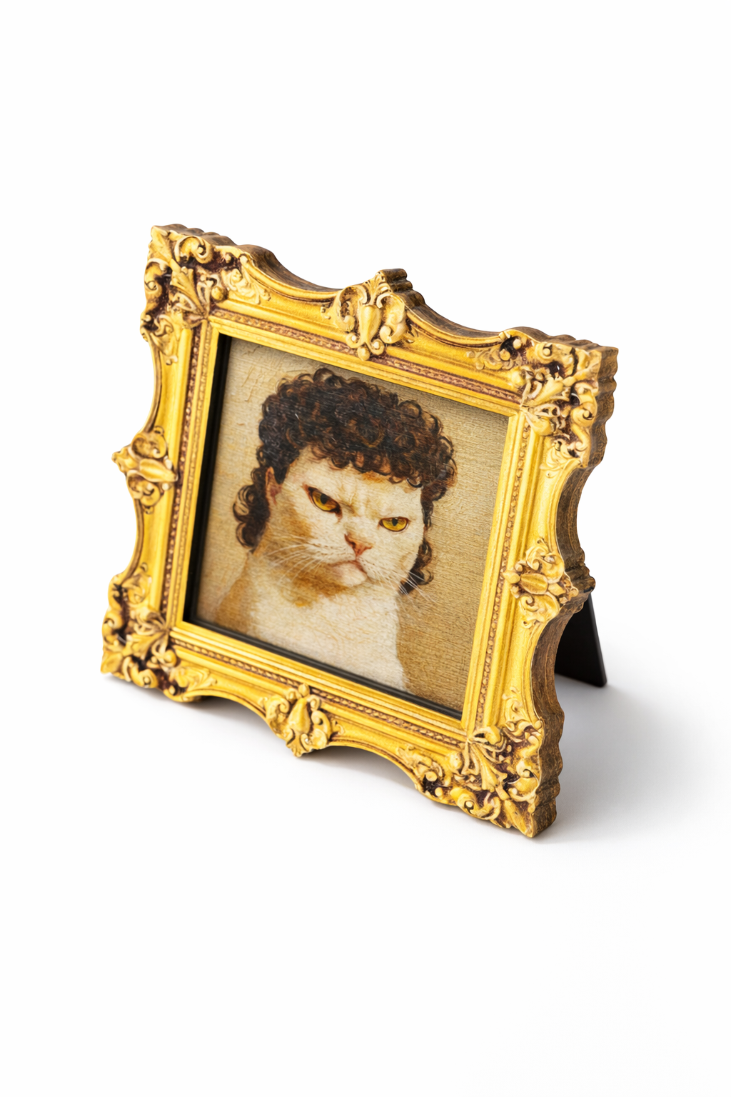 Cat mullet fridge magnet