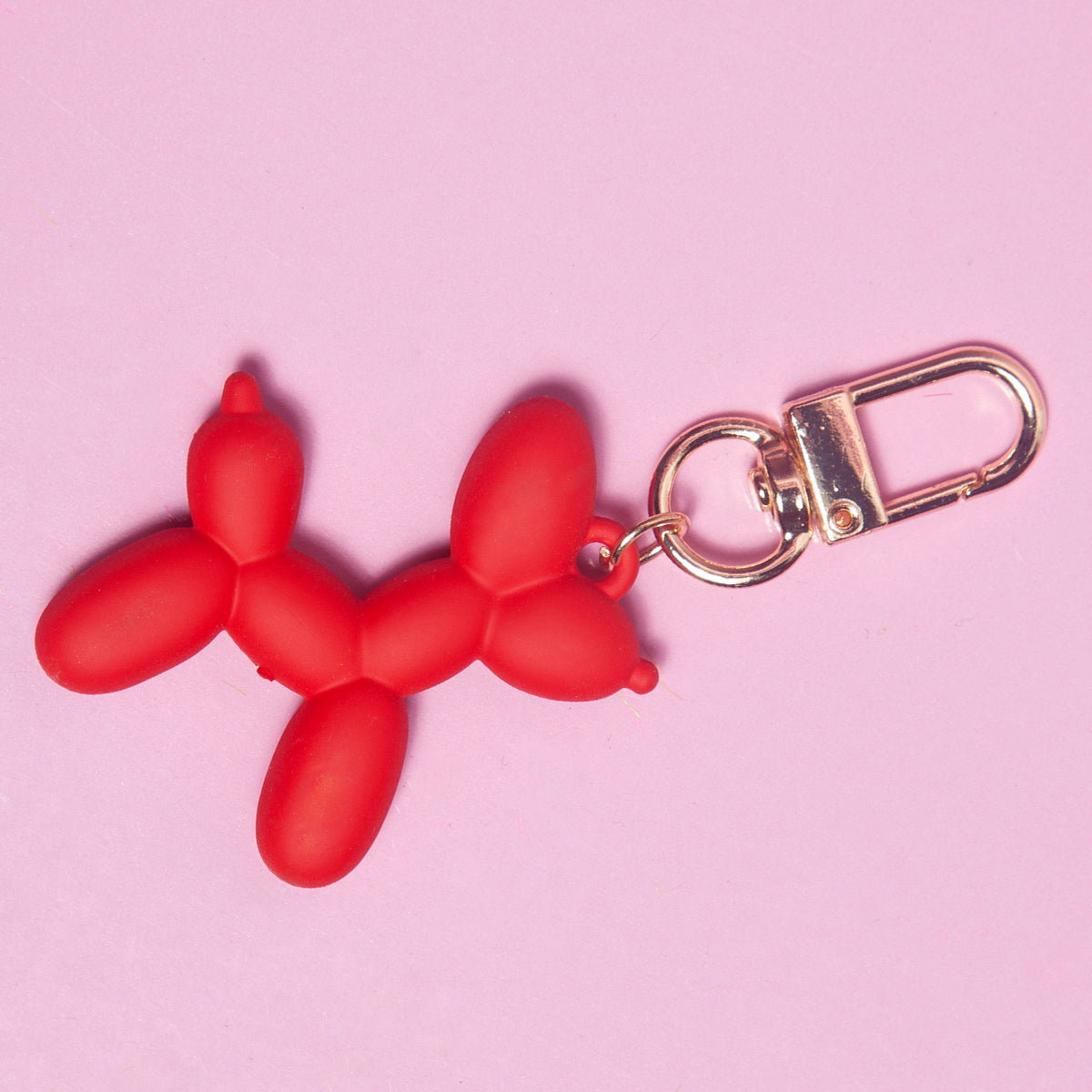 Matte Balloon Dog Keyring - various colours-New Arrivals 2025-Little Fish Co.