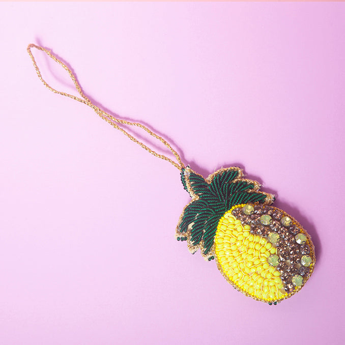 Pineapple beaded Tree decoration-Little Fish Co.