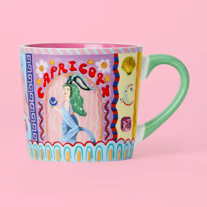 Capricorn Zodiac Mug-Little Fish Co.