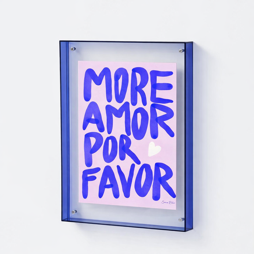 Acrylic Blue Picture frame