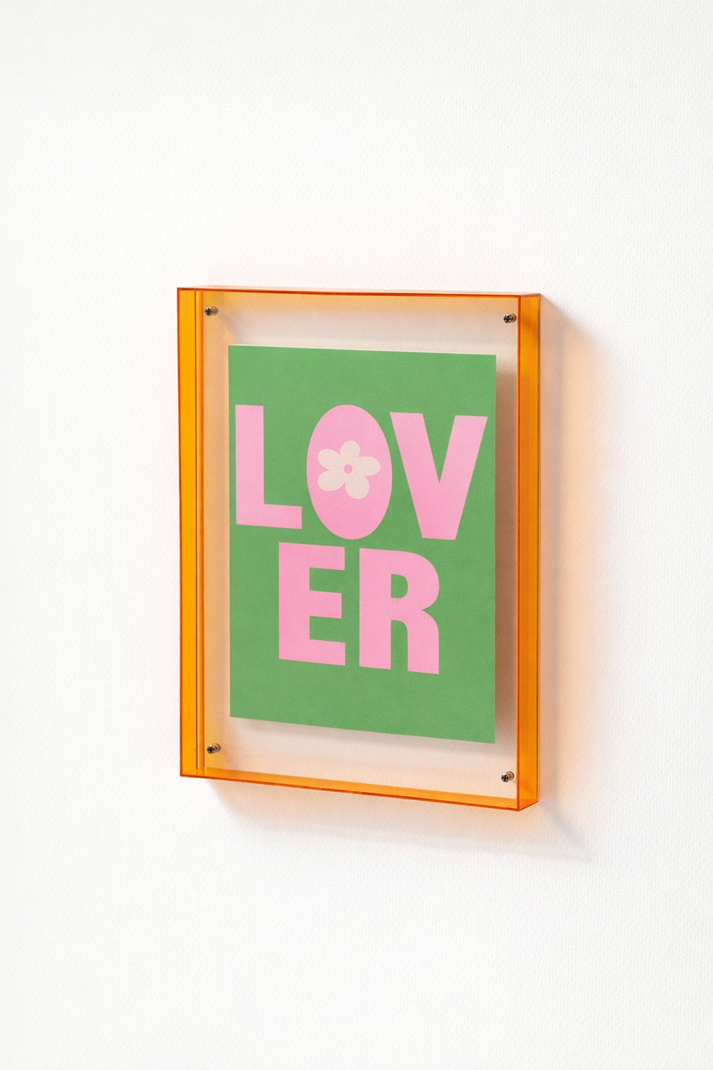 Acrylic Orange  Picture frame