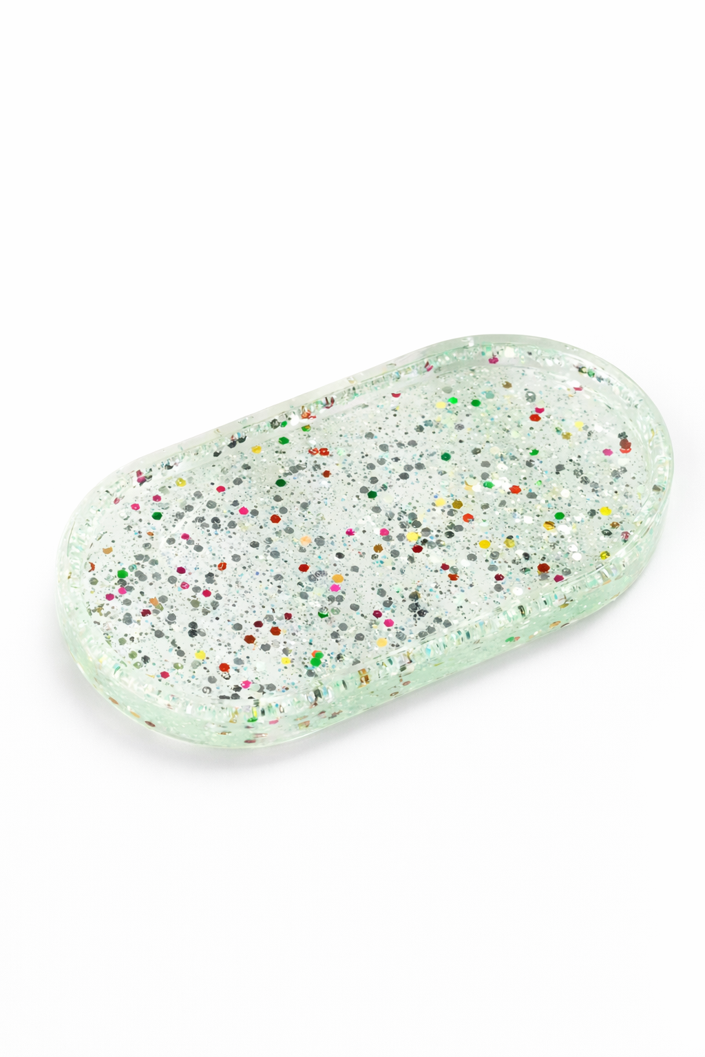 Glitter Resin Trinket dish - colours assorted