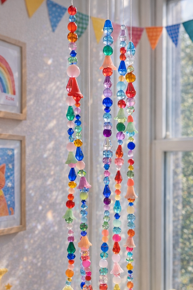 Hand made beaded sun catches