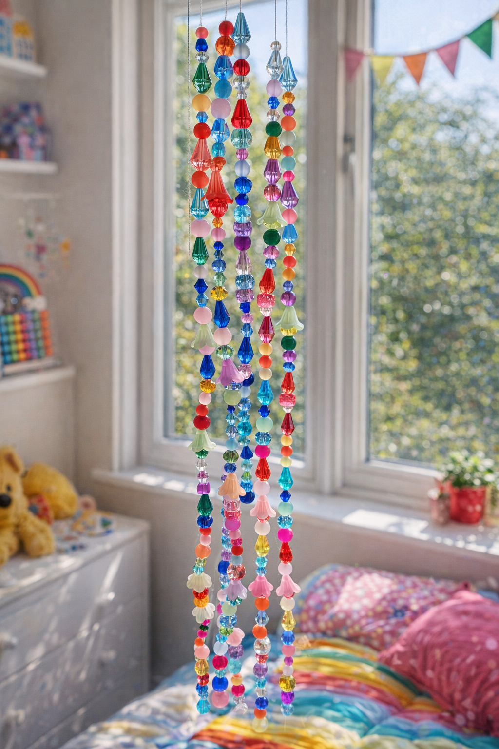 Hand made beaded sun catches