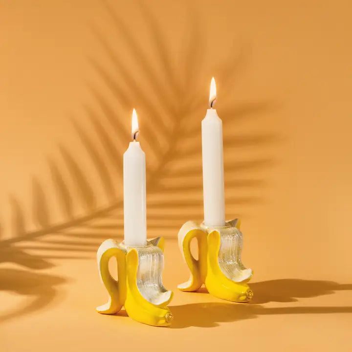 Banana Romance candle holders-Top 30 Decor-Little Fish Co.