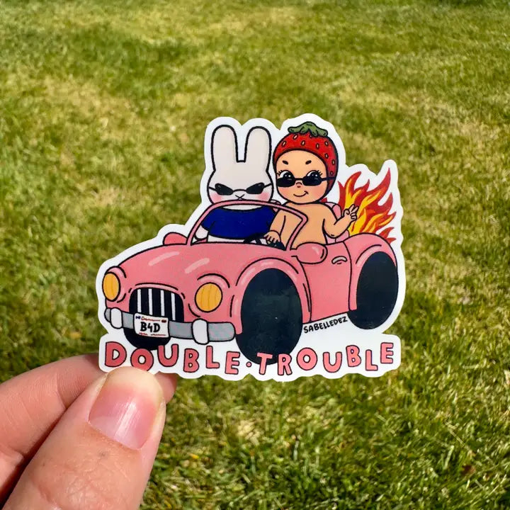 Double Trouble Sticker-Top 30 Stationary-Little Fish Co.
