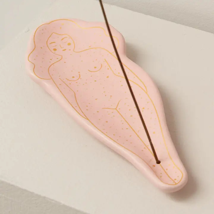 Pink Tits Incense Burner hand painted