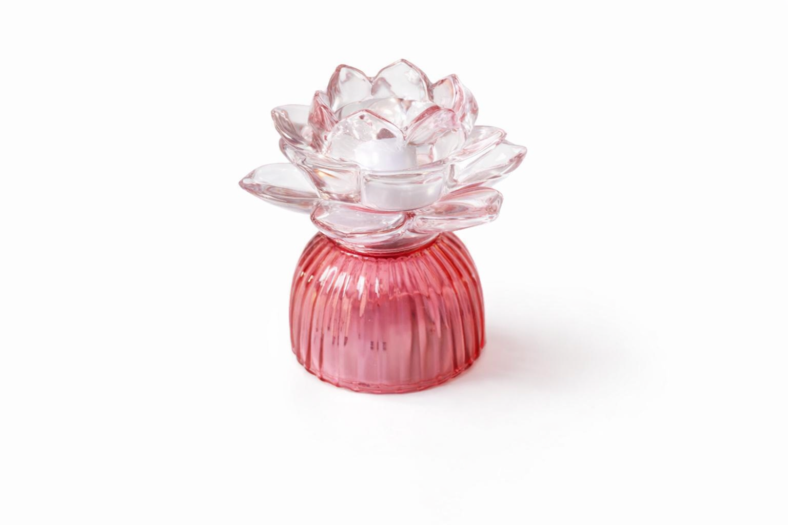 Liela LED floral lamp in Red Small