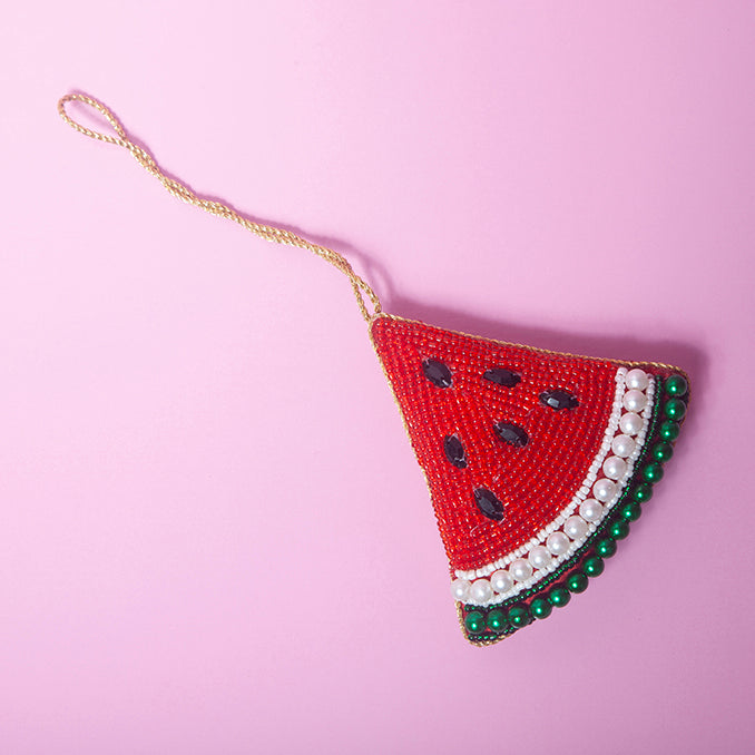 Watermelon beaded Tree decoration-Little Fish Co.