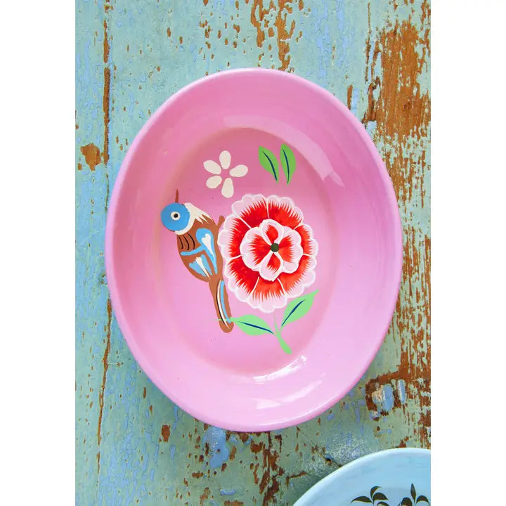Hand painted trinket dish - colors selected at random-Little Fish Co.