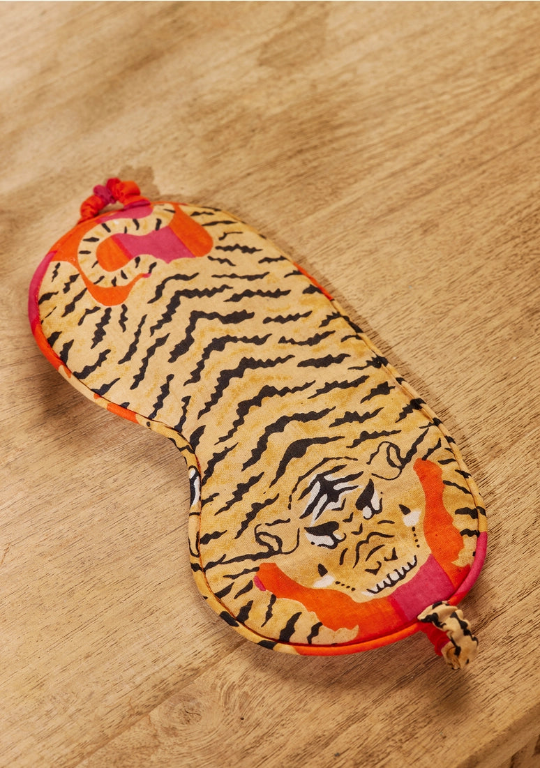 Tiger Eye Mask Pink / Orange-Little Fish Co.