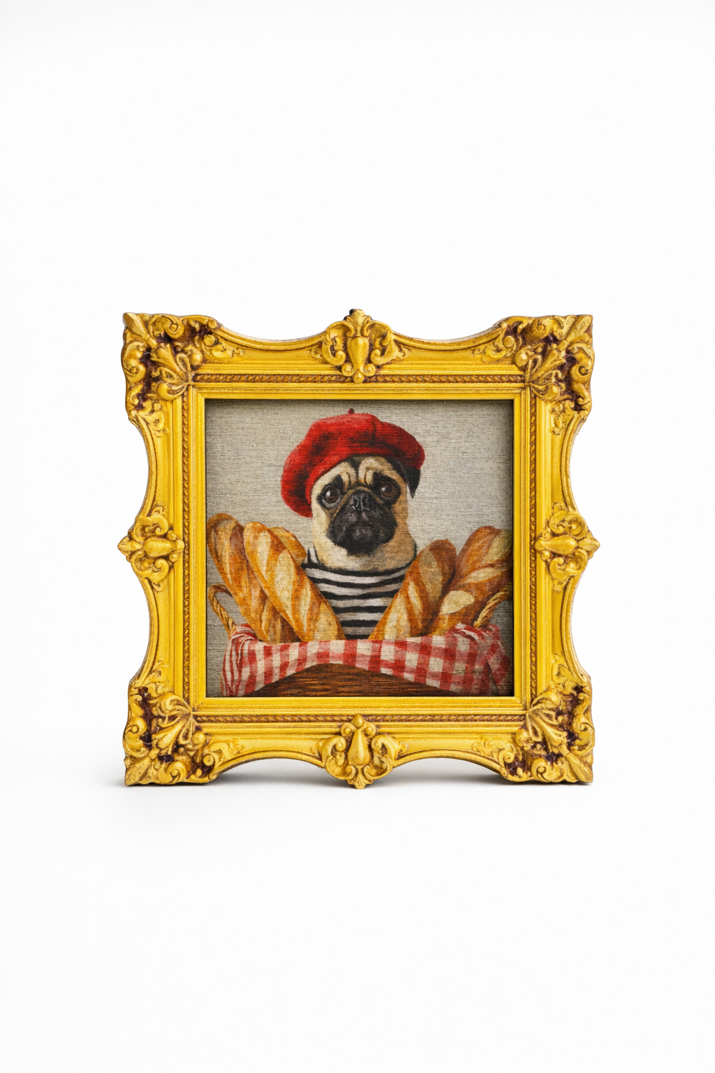 French Pug fridge magnet
