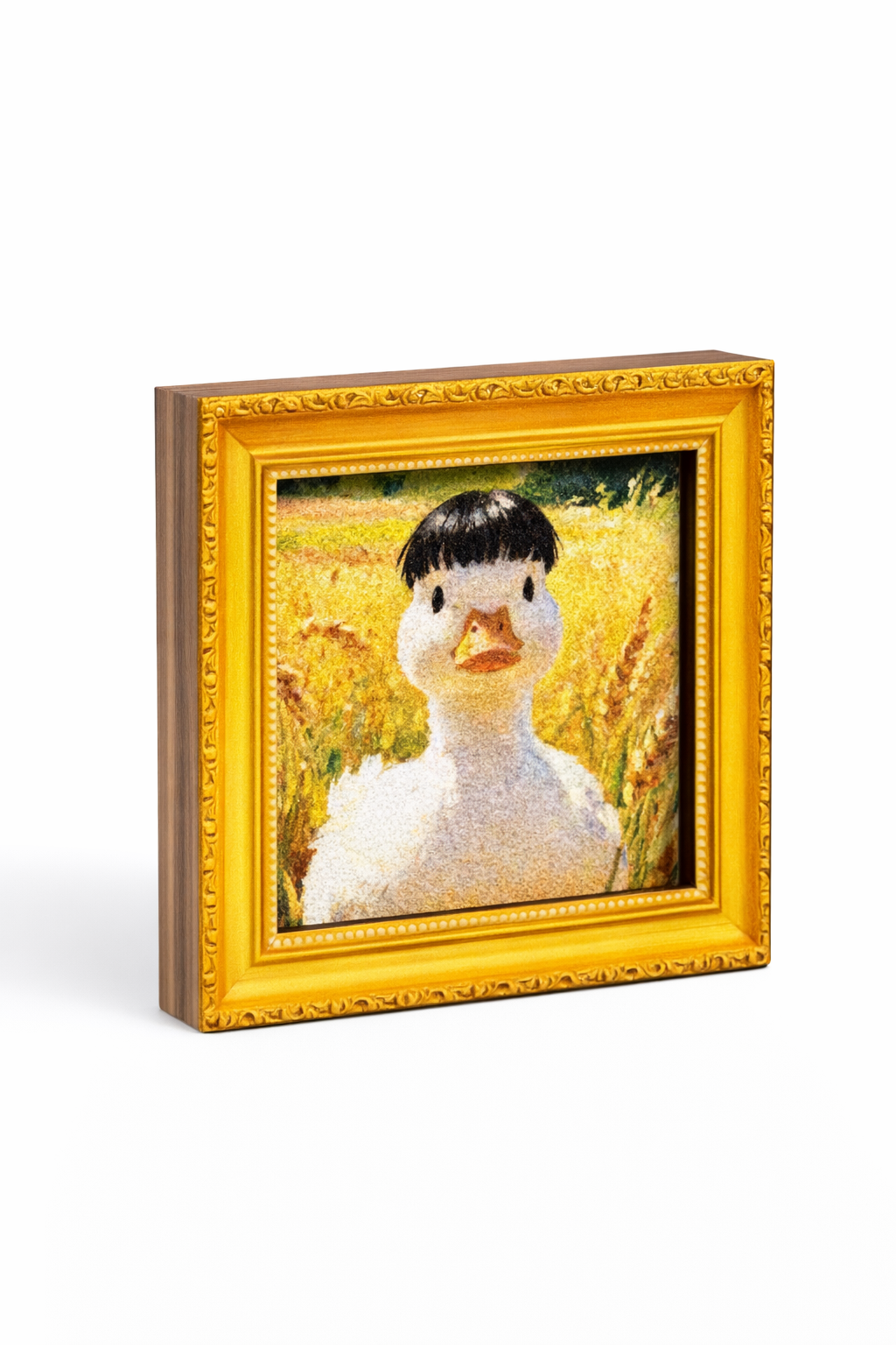 Duck bowl cut fridge magnet
