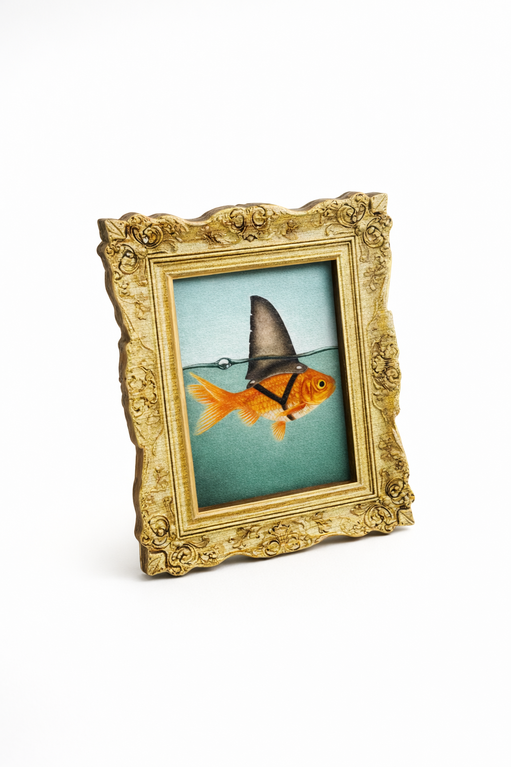 Gold fish fridge magnet