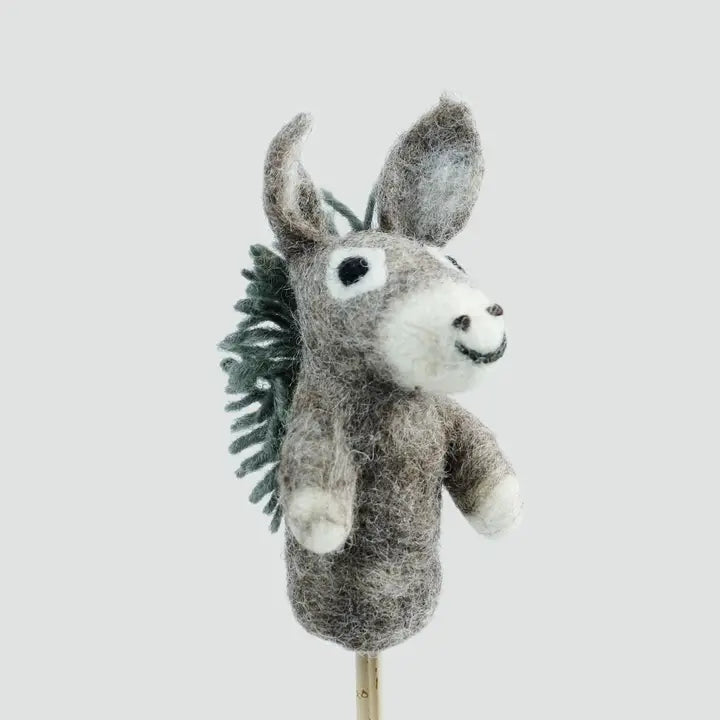 Donkey Finger Puppet-Little Fish Co.