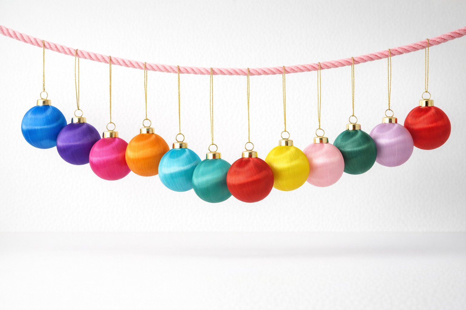 Silk Baubles Pack of 12 - Preorder