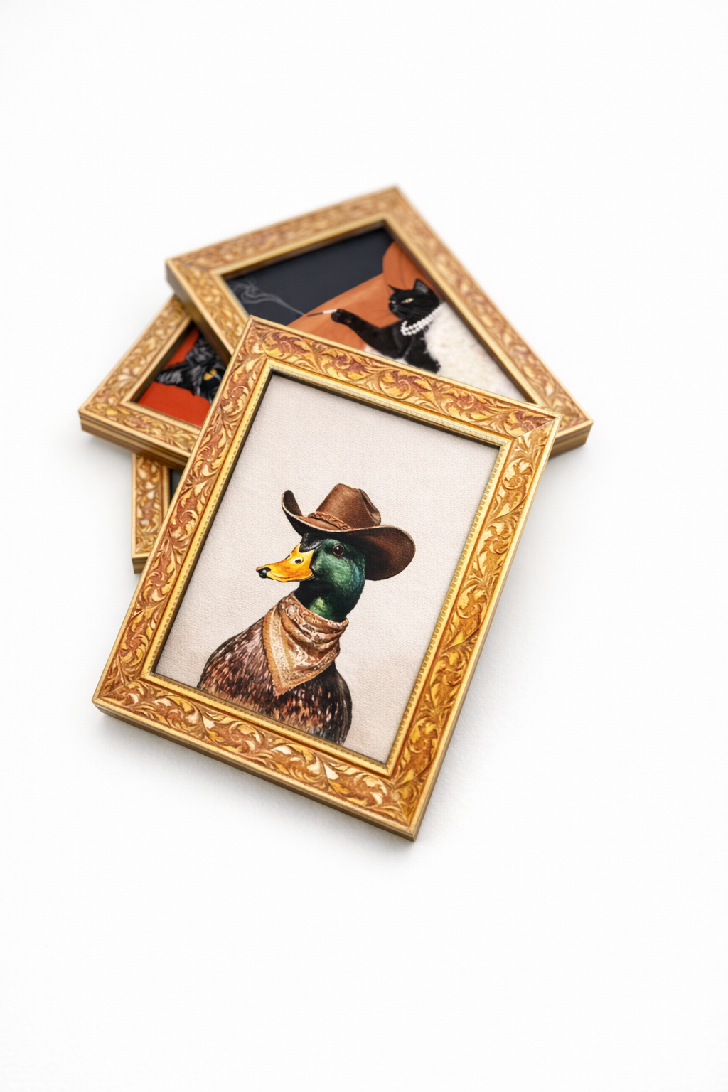 Cowboy Duck fridge magnet
