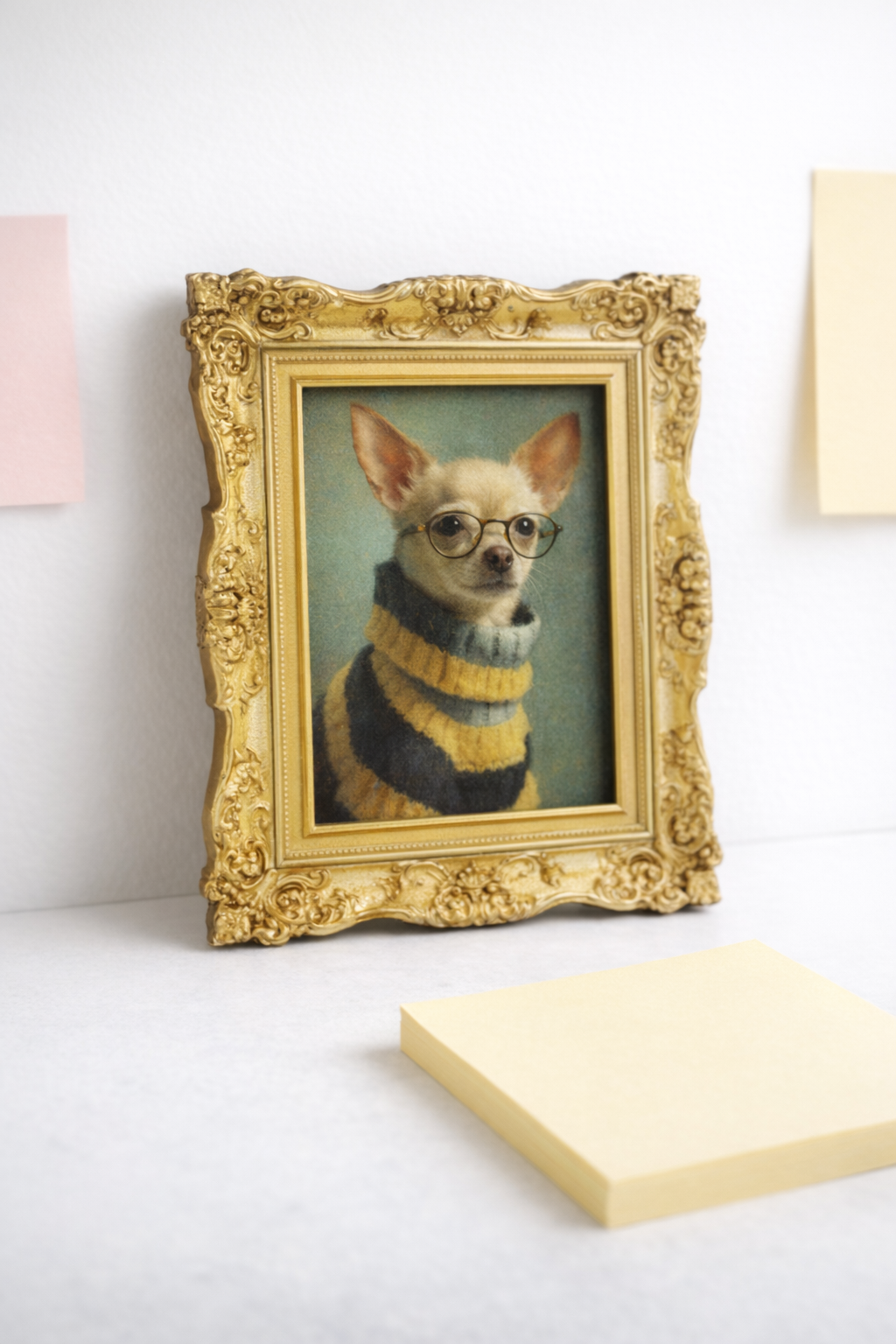 Smart Chihuahua fridge magnet