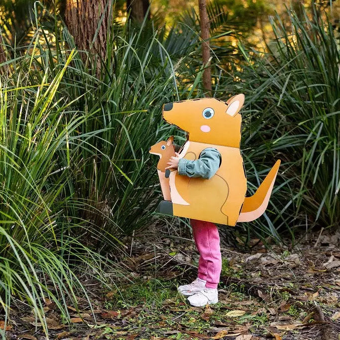 3d Cardboard Kangaroo Costume-Little Fish Co.