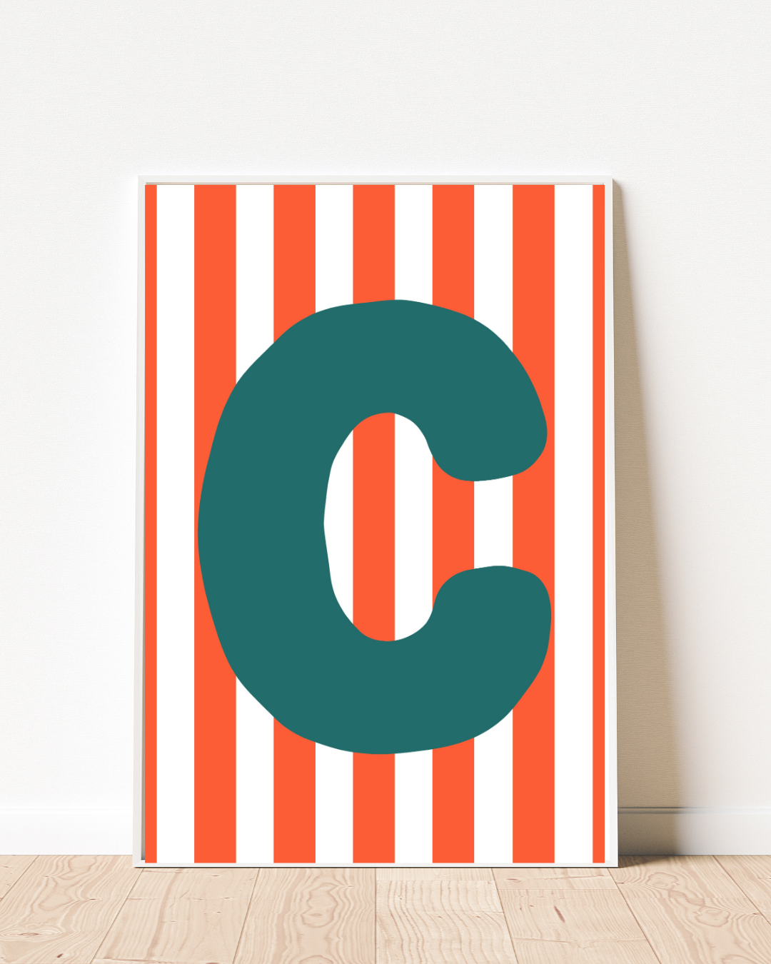 Circus Initial Print Letter C-Top 30 Art-Little Fish Co.