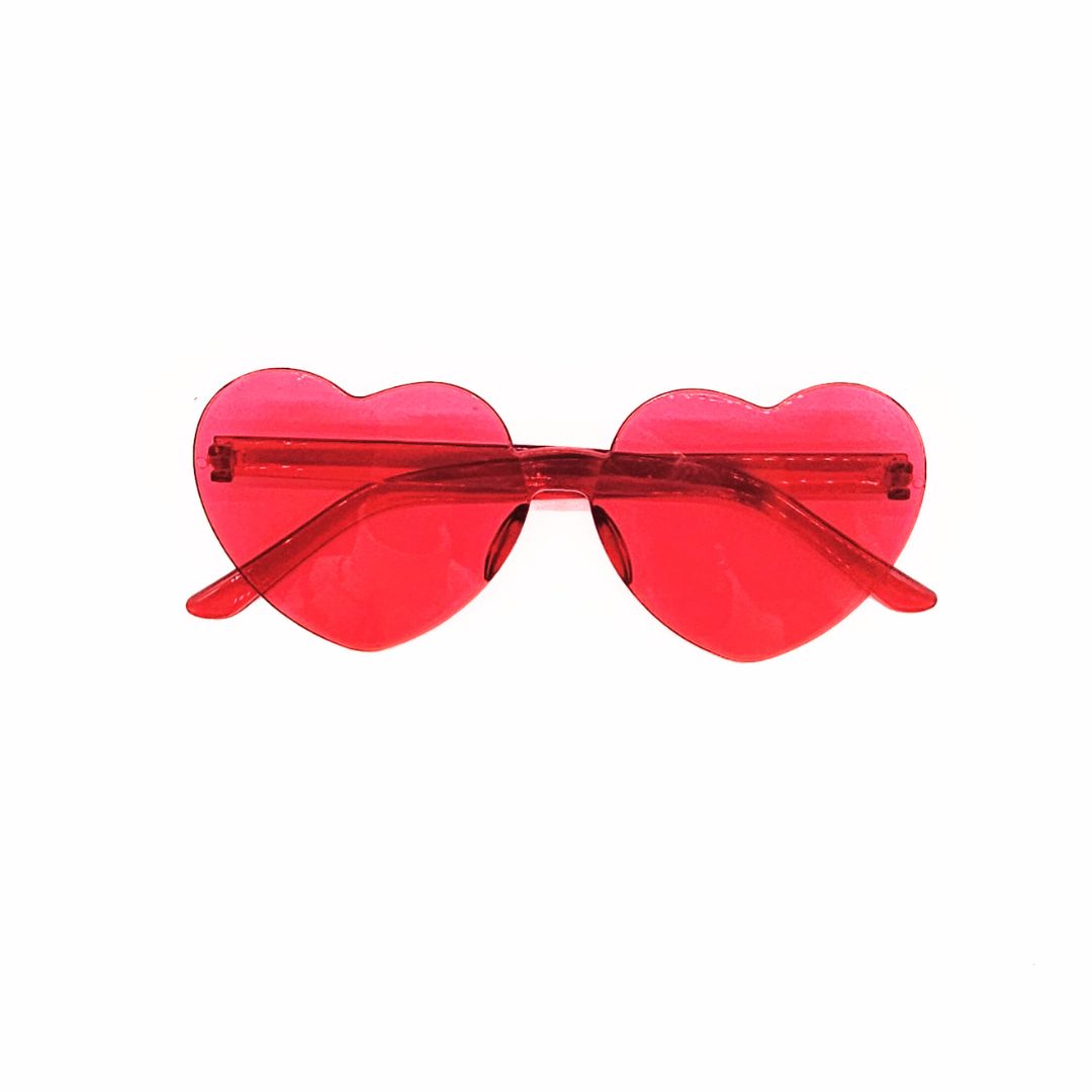 Kids heart fashion glasses Strawberry red-Little Fish Co.