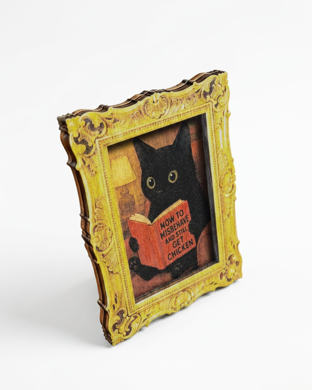 Reading Cat Fridge magnet
