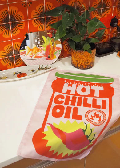 Hot Chilli Tea towel-Top 30 Decor-Little Fish Co.