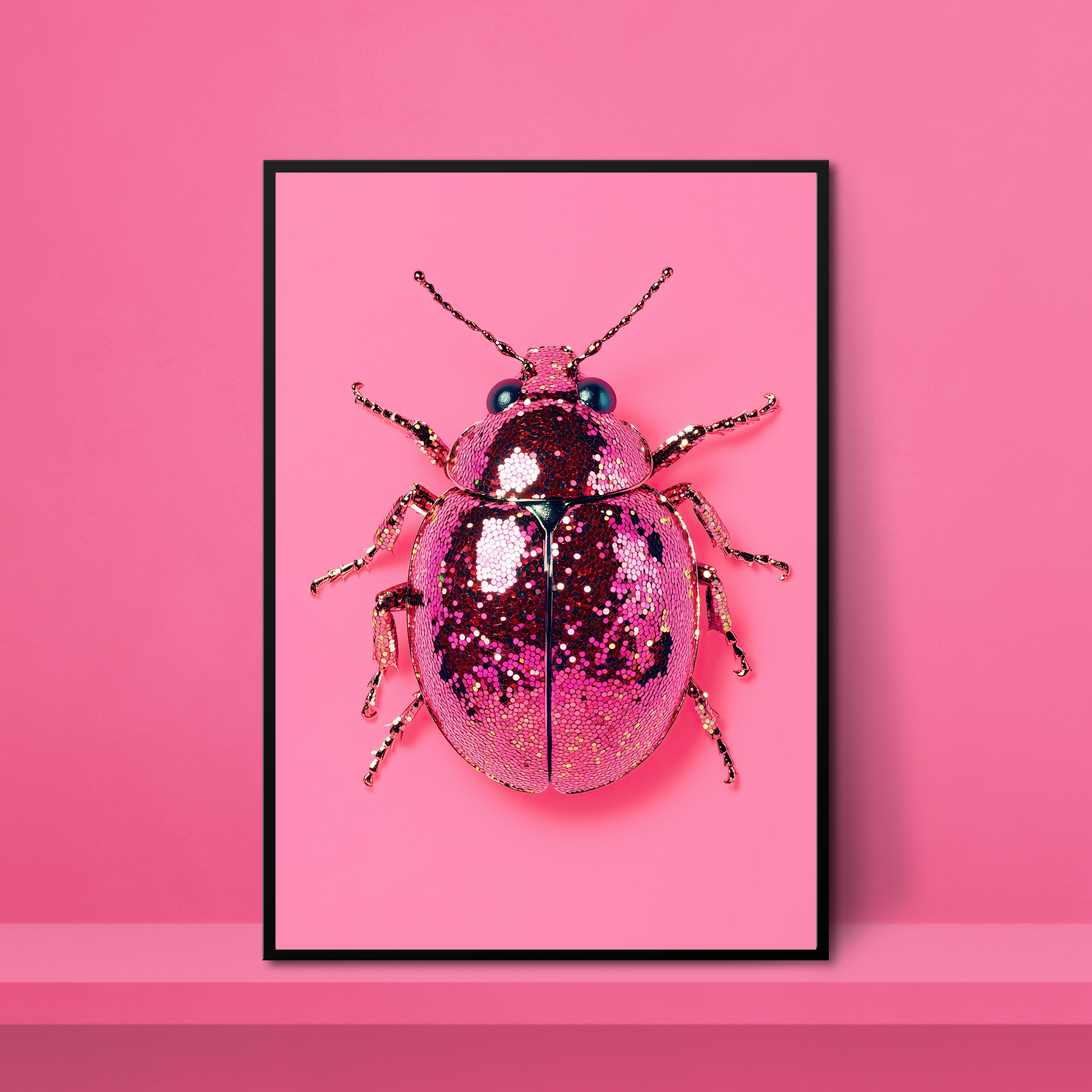 Ladybird - Pink-Top 30 Art-Little Fish Co.
