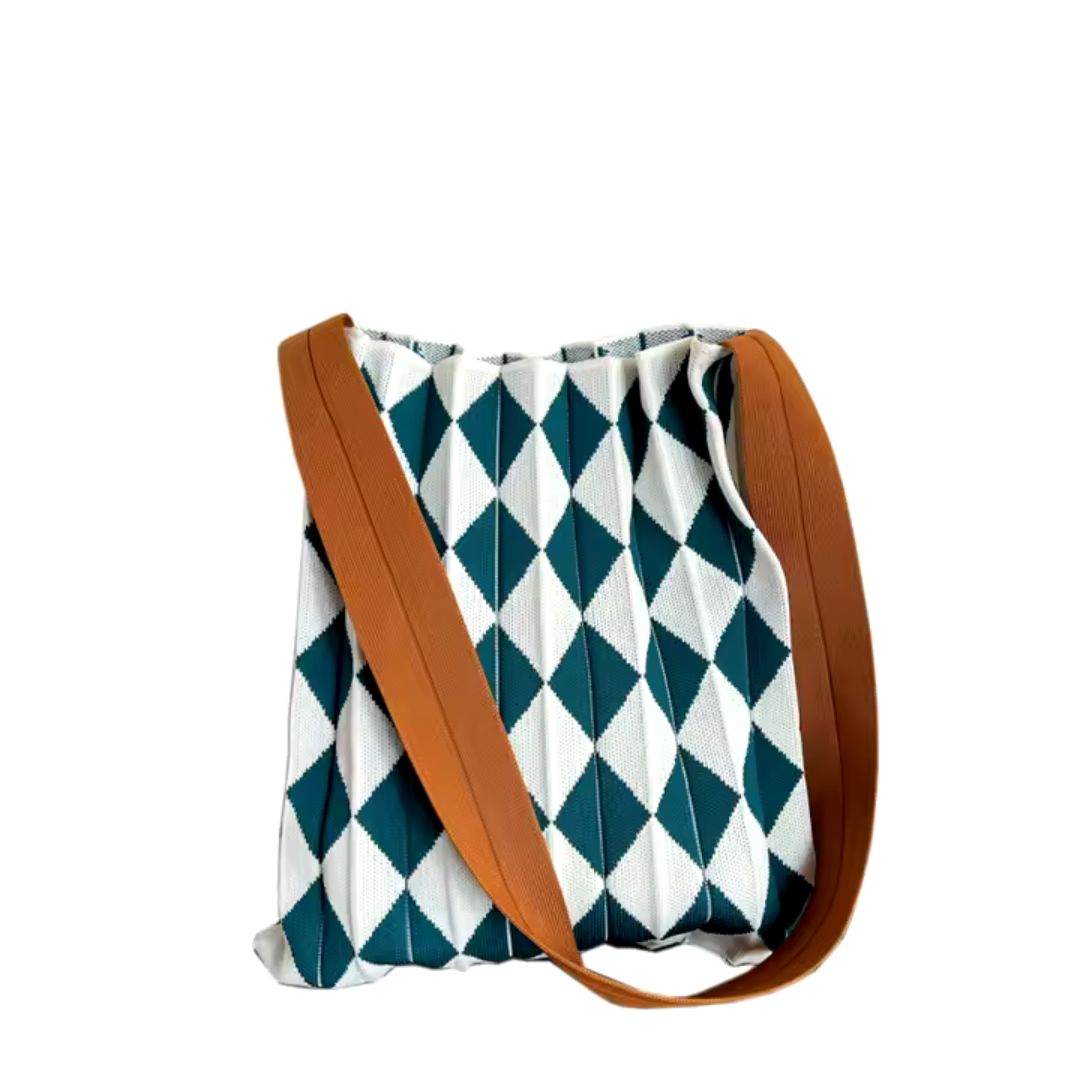 Ace of Spades shoulder bag Green / White-New Arrivals-Little Fish Co.