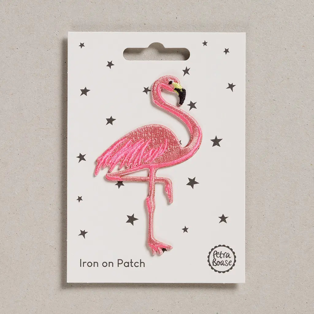 Iron on patch - Flamingo-Fun-Little Fish Co.