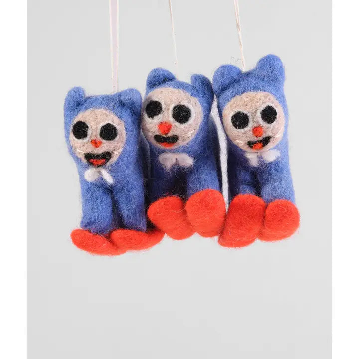 Wrap Magazine hanging felt Ornaments - various styles-Top 30 Christmas-Little Fish Co.