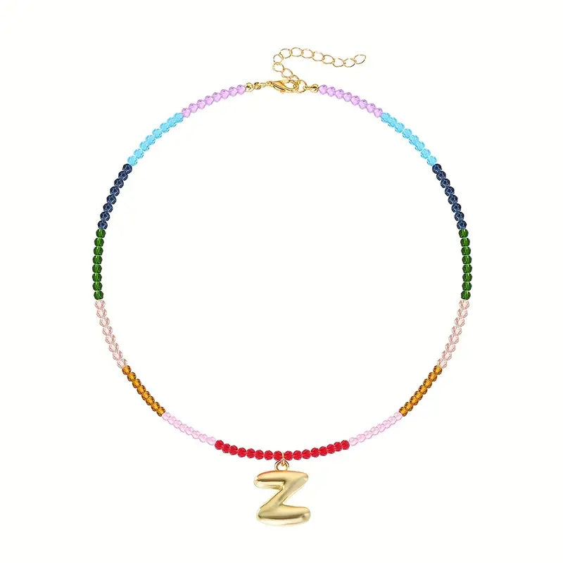The Burstie - Bubble Initial necklace