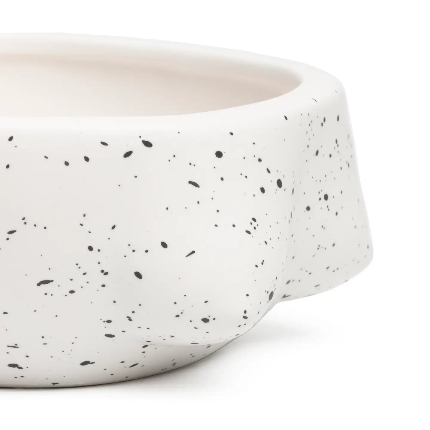 Tits white bowl hand painted