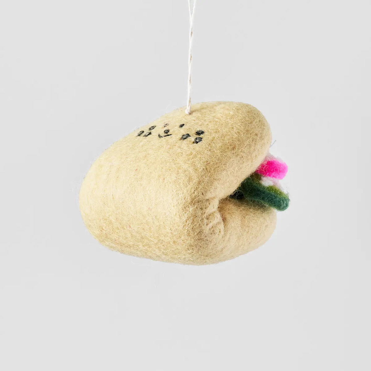 Bao Bun Hanging Felt Ornament