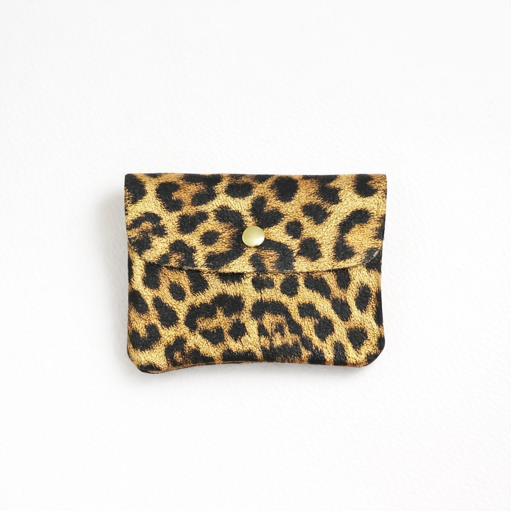 Metallic Leather Coin Purse