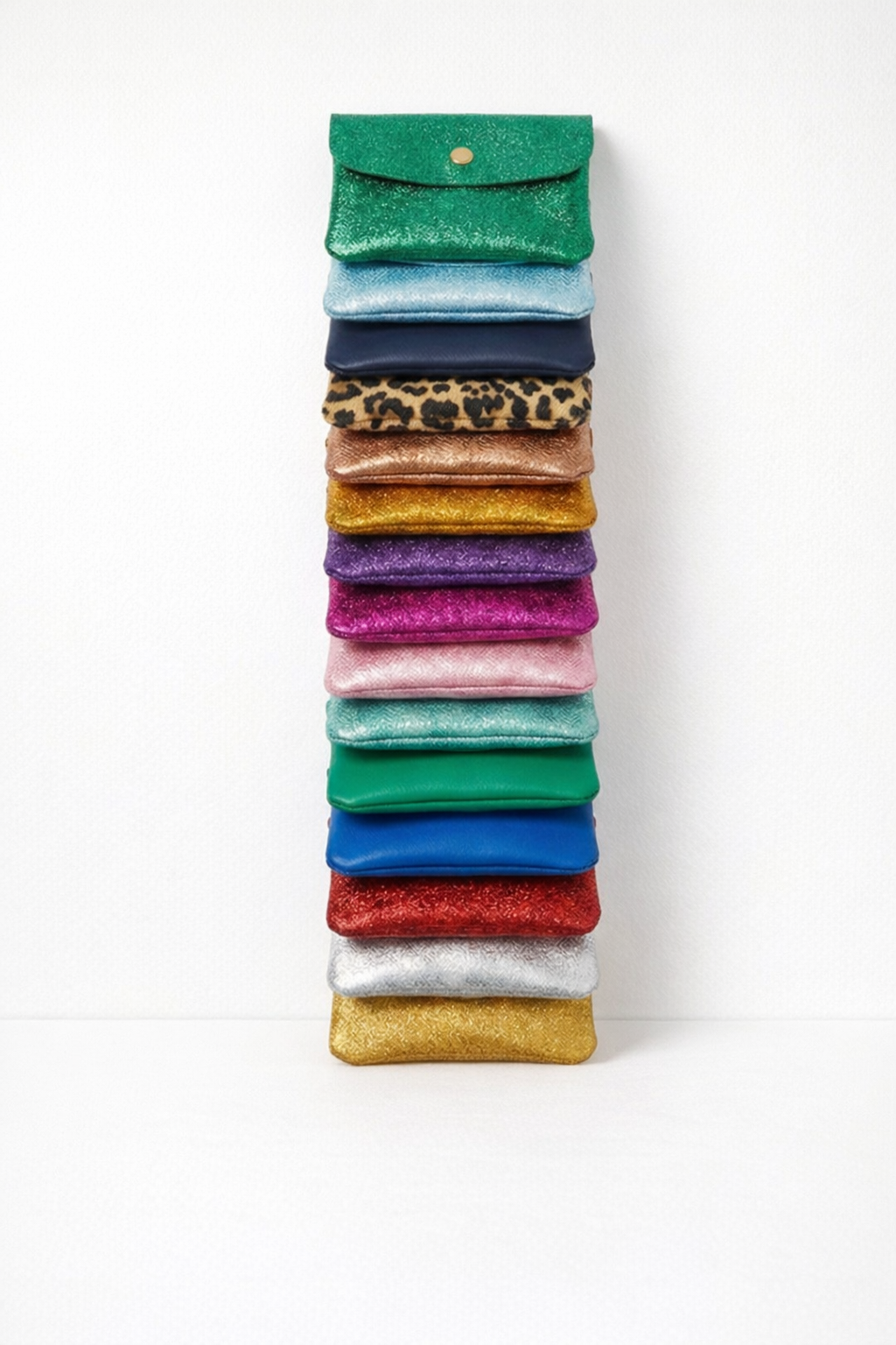 Metallic Leather Coin Purse
